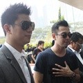 Johnson Yaptonaga dan Raffi Ahmad di Lobby Galeries Lafayette