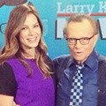 Michelle Monaghan Bersama Larry King