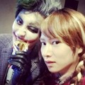 Chanyeol EXO dan Kim Heechul Super Junior di Pesta Halloween SM Entertainment