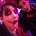 Chanyeol dan Xiumin EXO di Pesta Halloween SM Entertainment