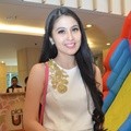 Sandra Dewi di Perayaan Ulang Tahun Anak Titi Kamal dan Christian Sugiono