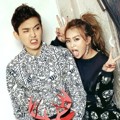 Pose Kocak Hyorin Sistar dan JooYoung di Majalah CeCi Edisi Desember 2014