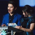 Prilly Latuconsina dan Aliando Saat Bacakan Nominasi SCTV Awards 2014