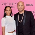 Melanie Brown dan Stephen Belafonte di Pink Carpet Victoria's Secret Fashion Show 2014
