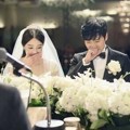Sungmin dan Kim Sa Eun Saat Mengucapkan Janji Pernikahan