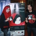 Natasha Pramudita di Perilisan Single 'Wanita Terindah'