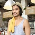 Chico Jericho di Lokasi Syuting Film 'Filosofi Kopi'
