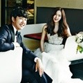 Yoon Sang Hyun dan MayBee di Majalah Marie Claire Weddings Edisi Februari 2015