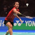 Bellaetrix Manuputty Saat Bertanding di All England 2015