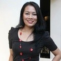 Dewi Lestari di Peluncuran Aplikasi Happy Fresh