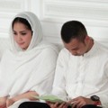 Raffi Ahmad dan Nagita Slavina Saat Menggelar Acara Syukuran 4 Bulanan