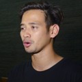 Tara Budiman Saat Berada di Rumah Duka Olga Syahputra