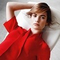 Lily James di Majalah InStyle UK Edisi Januari 2015