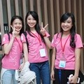 Feni, Shani, Angel JKT48 Kunjungi Pabrik Pocari Sweat Bersama Fans