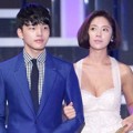 Yeo Jin Goo dan Hwang Jung Eum di Seoul International Drama Awards 2015