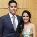 Chacha Frederica dan Suami di Resepsi Pernikahan Glenn Alinskie dan Chelsea Olivia