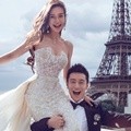 Foto Pre Wedding Huang Xiaoming dan Angelababy di Paris, Perancis