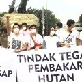 Aksi Solidaritas 'Melawan Asap' Diadakan oleh Artis dan Musisi