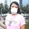 Melanie Subono Ikut dalam Aksi Solidaritas 'Melawan Asap'