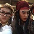 Jack Sparrow Minho Bersama Sehun dan Kai EXO