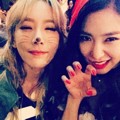 Imutnya Tae Yeon dan Tiffany di Halloween Party SMTown