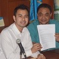 Raffi Ahmad Kunjungi Kantor PWI