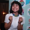 Lesti Andryani di Konferensi Pers D'Academy 3