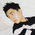 D.O. EXO Tiduran Saat Pemotretan Majalah High Cut Vol. 167