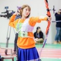 Hyerin EXID di Lomba Panahan 'Idol Star Athletics Championships 2016'