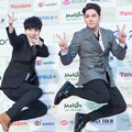 Aksi Yesung dan Kangin Super Junior di Red Carpet Gaon Chart K-Pop Awards 2016
