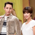 Lee Soo Hyuk dan Hwang Jung Eum di Jumpa Pers Drama 'Lucky Romance'