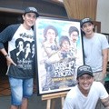 Vino Bastian, Abimana Aryasatya dan Tora Sudiro di Konferensi Pers Film 'Warkop DKI Reborn'