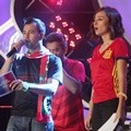 Raffi Ahmad dan Lolita Agustine di Konser Opening EURO 2016