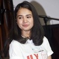 Michelle Zudith di Launching Soundtrack Film 'I Love You from 38000 Ft'