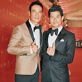Simon Yam dan Aaron Kwok di Shanghai International Film Festival 2016