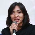 Tika Bravani Hadiri Konferensi Pers Film 'Athirah'