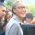 Nadine Chandrawinata Saat Ditemui di Polda Metro Jaya, Jakarta