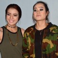 Sheila Marcia dan Melodya Vanesha Saat Ditemui di Jl. Kapten Tendean, Jakarta selatan