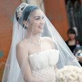 Cantiknya Sandra Dewi Jelang Pemberkatan Pernikahan