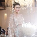 Sandra Dewi Saat Resepsi Pernikahan