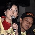 Dinda Kanya Dewi di Press Screening Film 'Hangout'