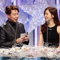 Haha dan Han Chae Ah di MBC Entertainment Awards 2016