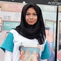 Yuki Kato di Gala Premier Film 'Cahaya Cinta Pesantren'