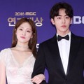 Nam Joo Hyuk Gandeng Lee Sung Kyung di Red Carpet MBC Drama Awards 2016