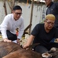 Eko Patrio Menyembelih Hewan Kurban