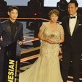 Minho SHINee, Indy Barends dan Daniel Mananta di Indonesian Television Awards 2017