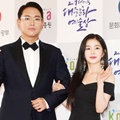 Jang Sung Gyu dan Irene Red Velvet di Red Carpet Korean Popular Culture & Arts Awards Ceremony 2017