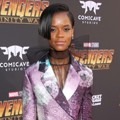 Letitia Wright hadir di global premiere film 'Avengers: Infinity War'.
