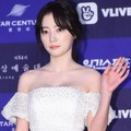 Song Ha Yoon datang sebagai nominasi pemenang Best Supporting Actress TV di Baesang Art Awards 2018.