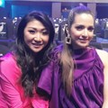 Nia Ramadhani dan Sahabatnya, Theresa Wienathan Hadir di Panasonic Gobel Awards 2018